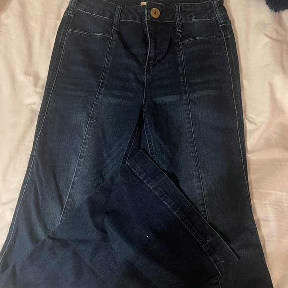 dark wash altard state flare jeans - Picture 1 of 3